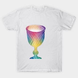 Chalice Pastel shades Shadow Silhouette Anime Style Collection No. 331 T-Shirt